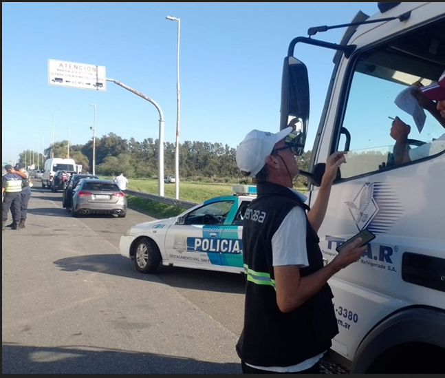 Más de 500 transportes fiscalizados en rutas del norte bonaerense en 2025.