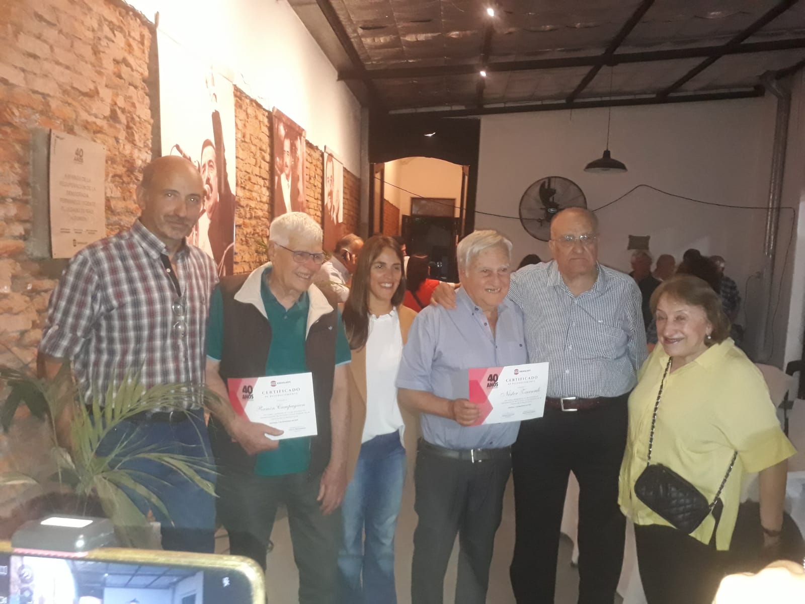El comité radical de Chivilcoy conmemoró los 40 años del regreso de la democracia