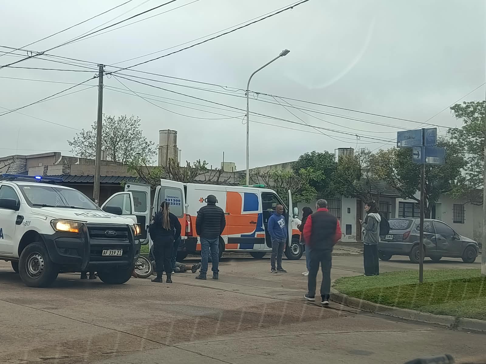 9 de Julio: un joven hospitalizado tras protagonizar un violento choque matutino