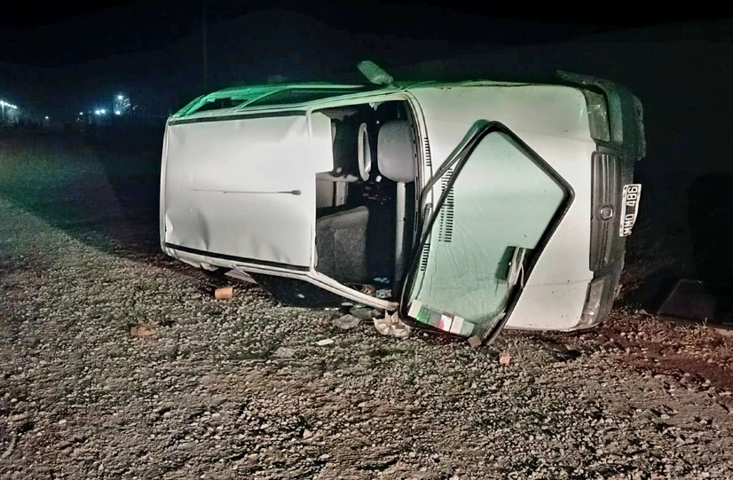 Un vuelco en la ciudad con alcoholemia positiva y otro vuelco vehicular en la Ruta 5
