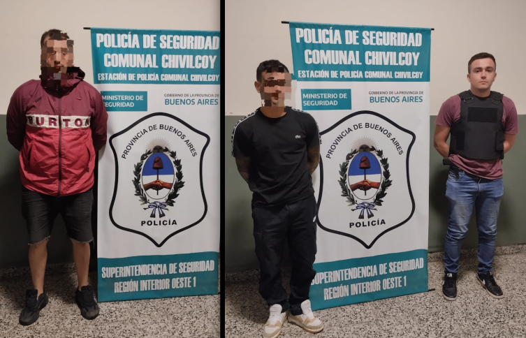 Cuatro delincuentes del conurbano fueron detenidos luego de robar en una vivienda de La Rica