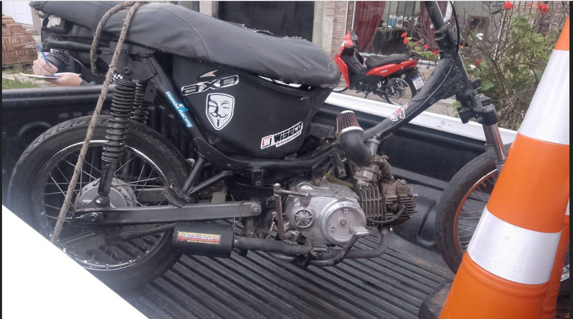 Fueron secuestradas 20 motocicletas en el marco de diferentes operativos de interceptación vehicular y de identificación del motovehículo.