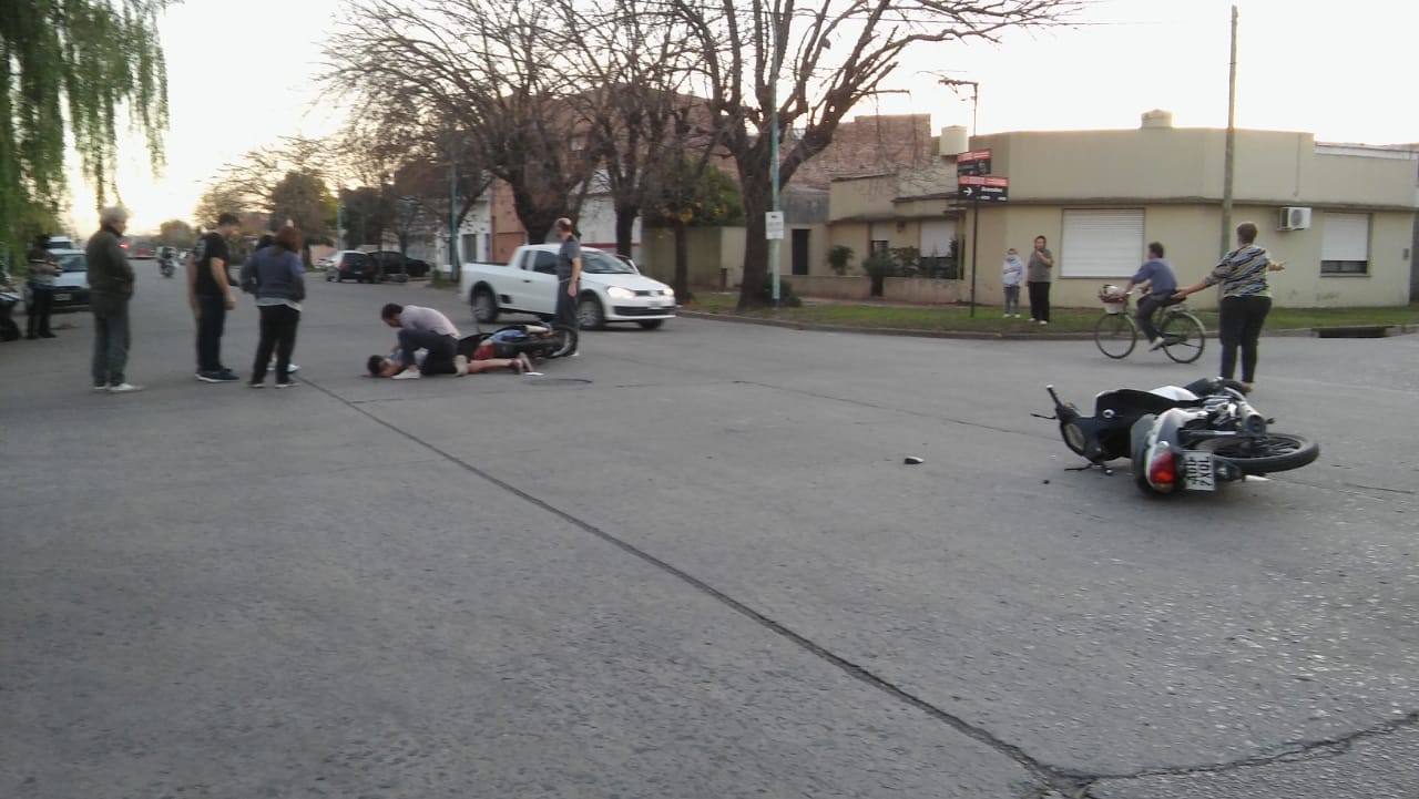 Colisiones 
Choques entre automóviles y motocicletas con mayor y menor gravedad