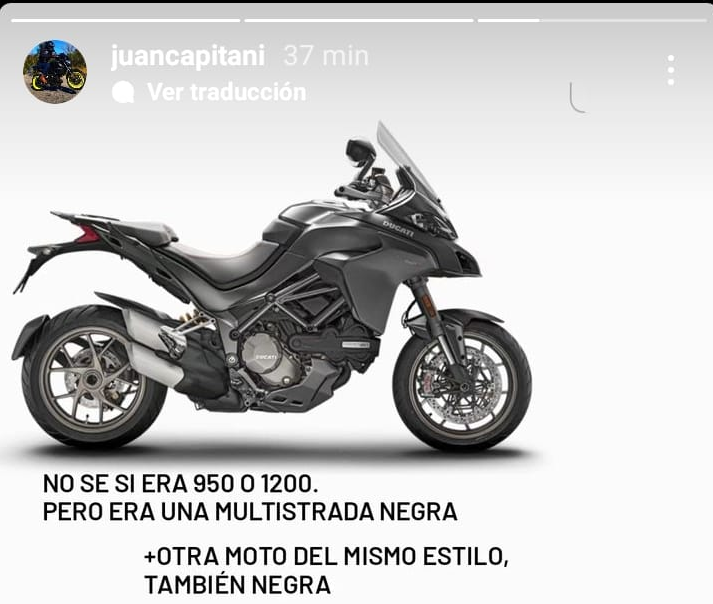 “Te apuntan al pecho y no conformes con la moto, te corren por el teléfono y la ropa. Tuvimos suerte. Estamos bien”, señaló Capitani.