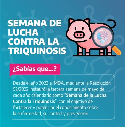 Jornada de concientización y prevención sobre Trichinelosis en Argentina.