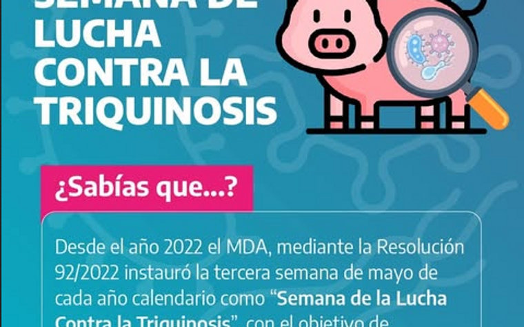 Jornada de concientización y prevención sobre Trichinelosis en Argentina.