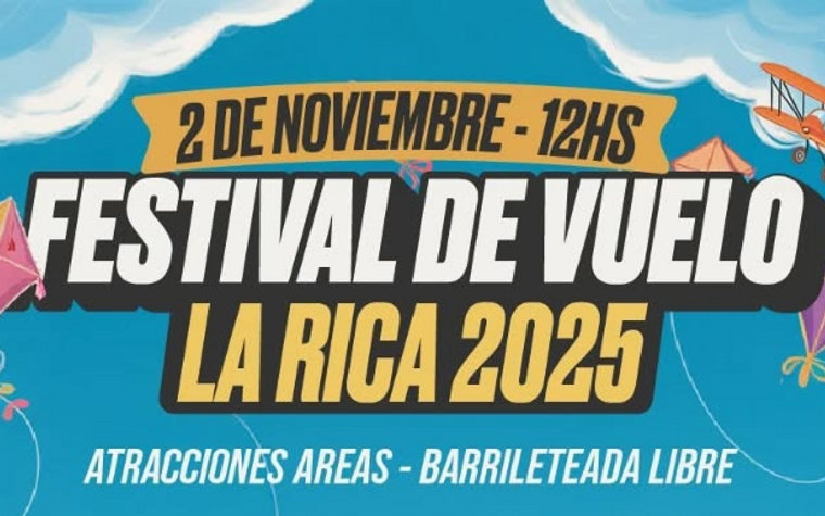 La Rica vuelve a tomar vuelo este domingo 2 de noviembre