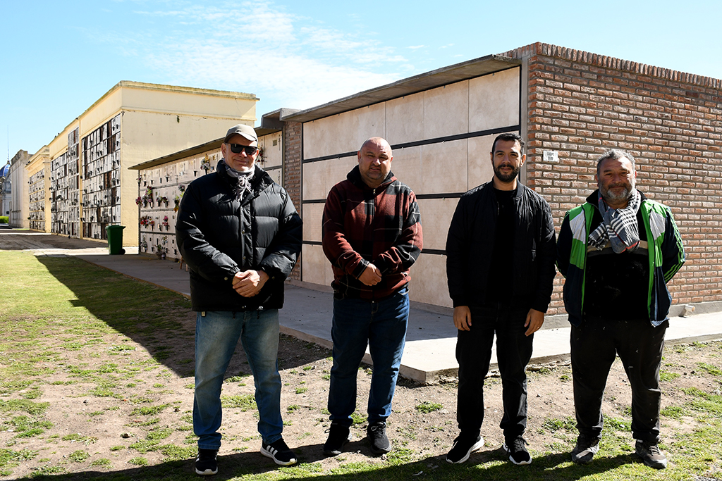 Avanzan las obras de impermeabilización en el Cementerio Municipal
