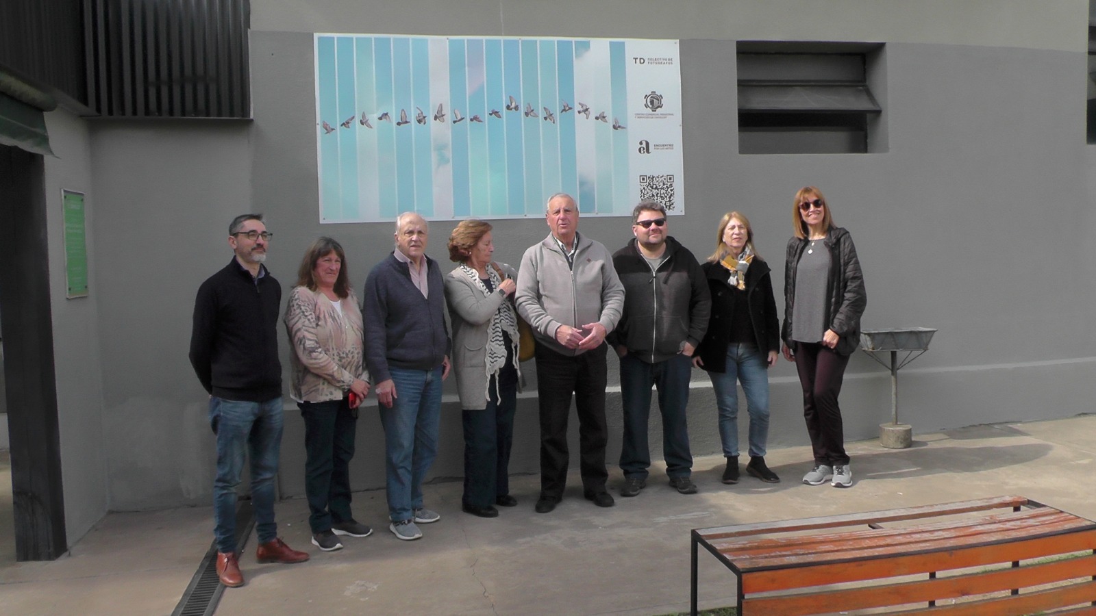“Es una obra que fue concebida para que esté en diferentes puntos de la ciudad, está pensada como mural, para que la gente la encuentre mientras recorre la ciudad”