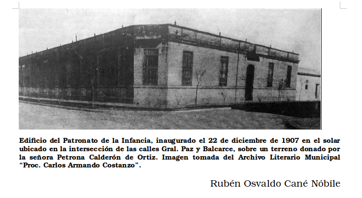 Así Surgió el Patronato de la Infancia