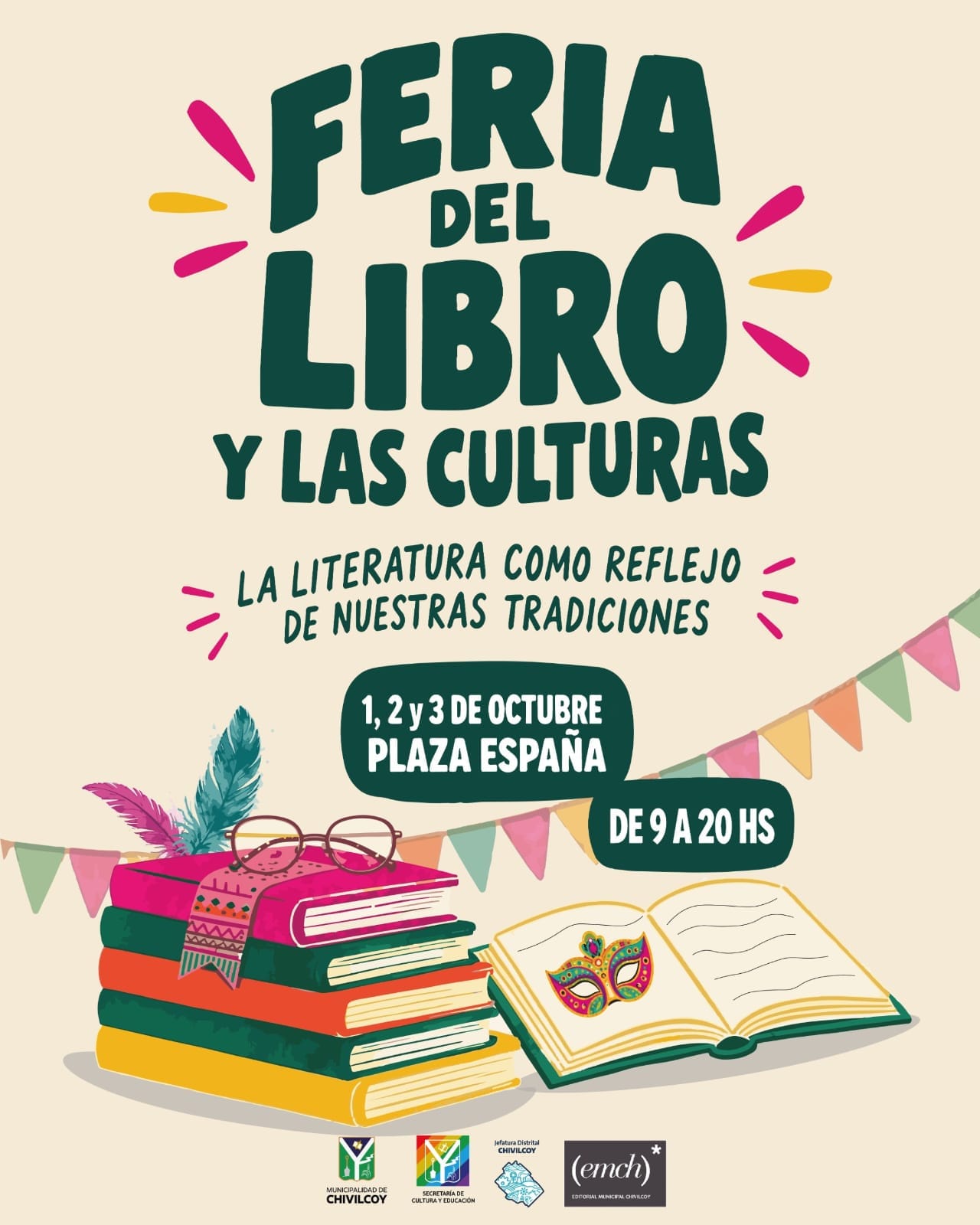Presentaron la 17ª edición de la Feria del Libro en Plaza España