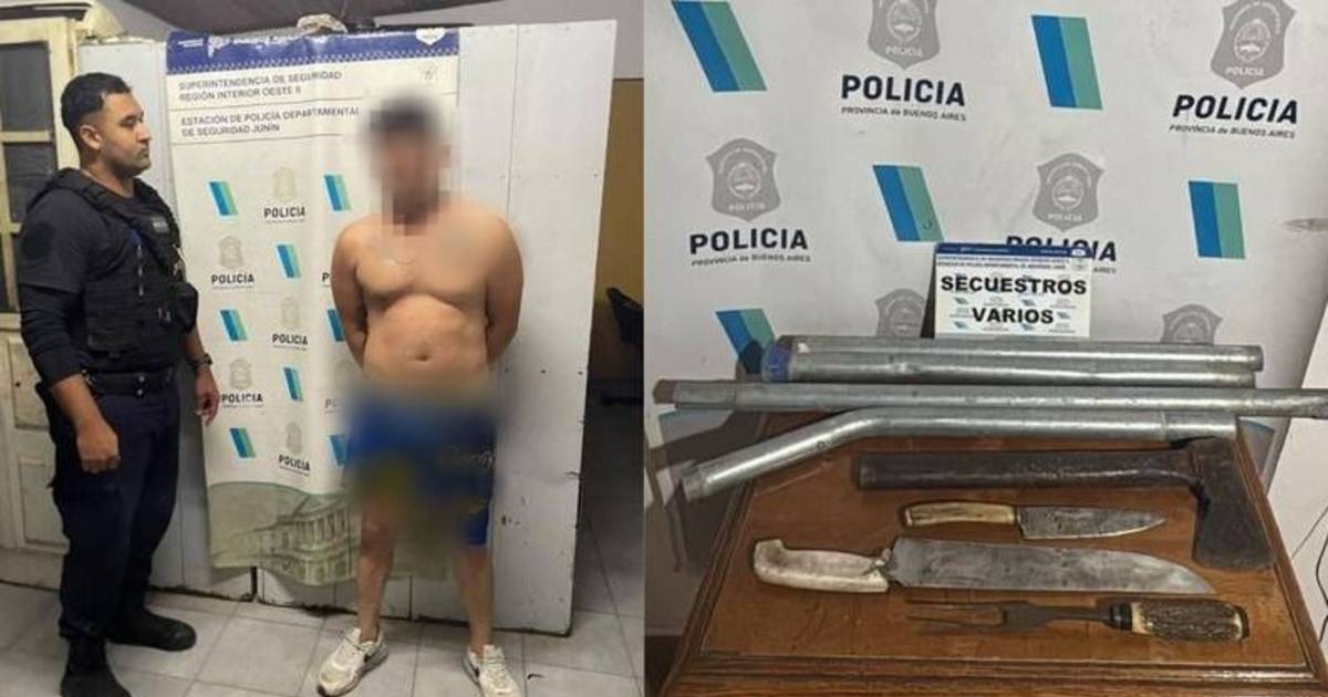 Junín: cuatro aprehendidos tras una violenta pelea con armas blancas y un hacha