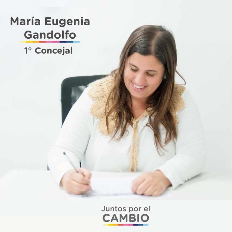 María Eugenia Gandolfo
“Las expectativas son las mejores por la aceptación de los vecinos, la gente