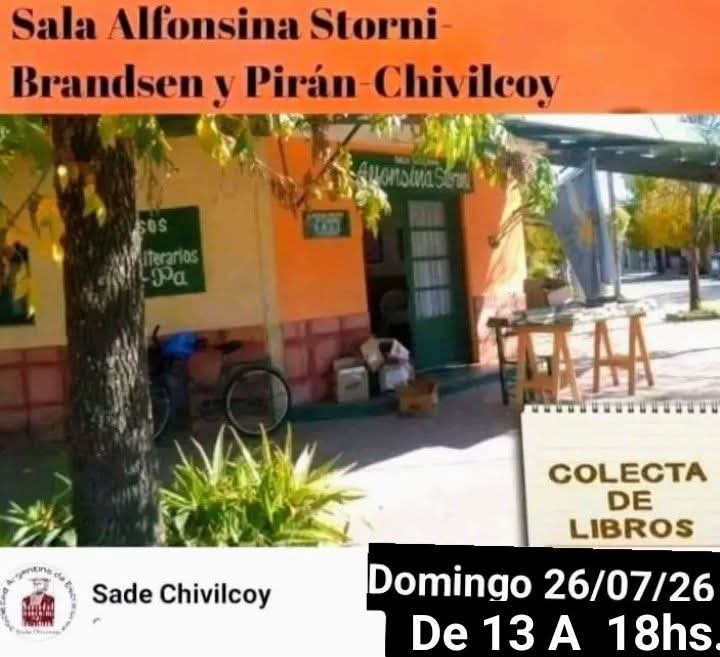 SADE Chivilcoy realiza la 17.ª edición de su tradicional Colecta Anual de Libros Usados