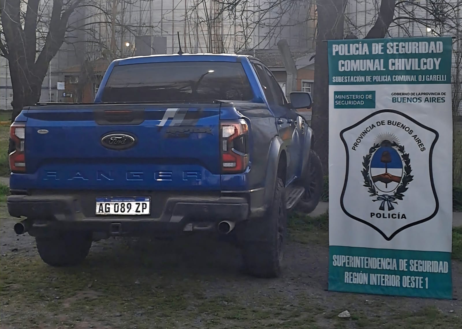 Secuestran una Ford Raptor tras una denuncia por sustracción de ruedas