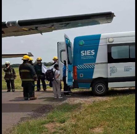 El menor accidentado fue traslado al Hospital de Niños “Pedro Elizalde”