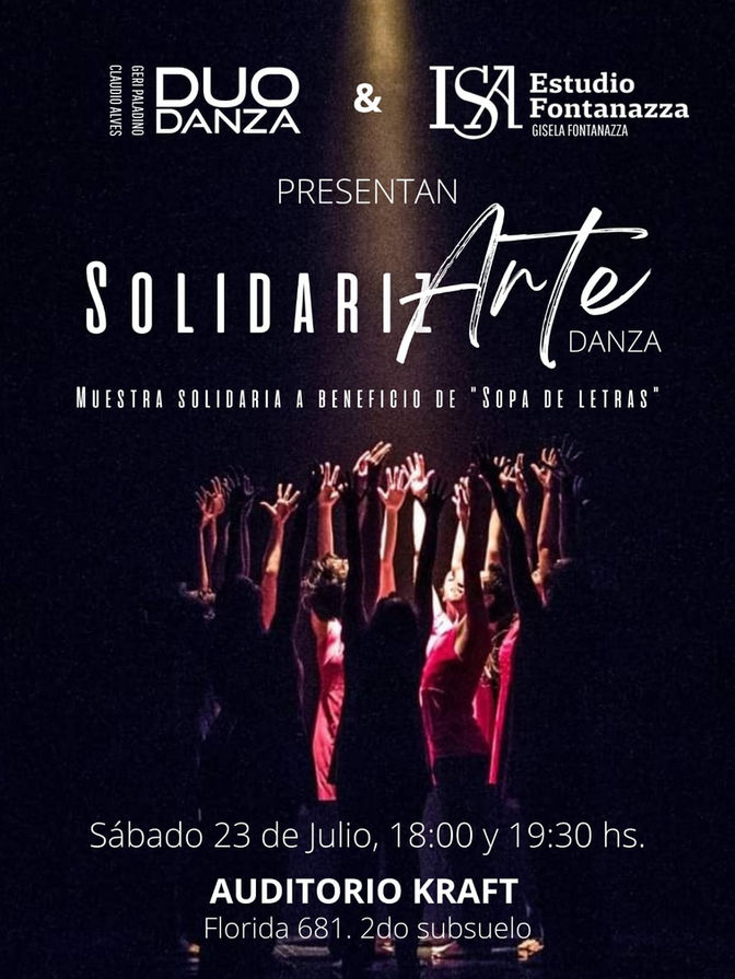 ‘SolidarizArte danza’ en el Auditorio Kraft de CABA
