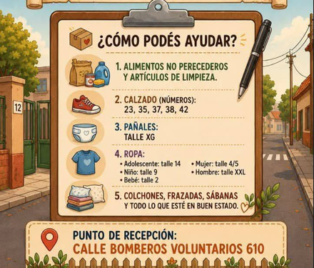 Devastador incendio dejó a una familia sin nada: lanzan una colecta solidaria para ayudarlos