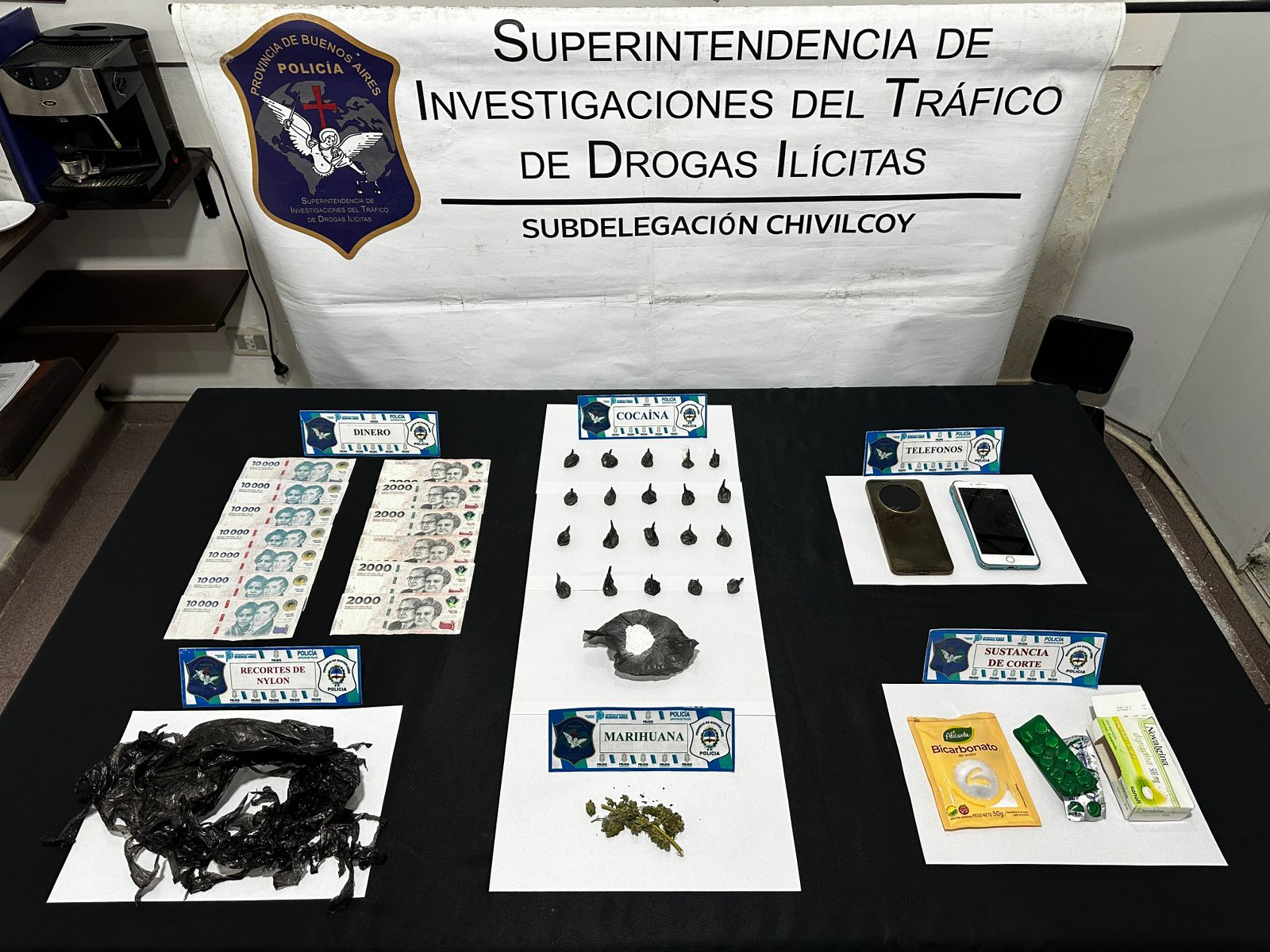 Tres allanamientos en 9 de Julio con secuestro de cocaína y marihuana; dos personas resultaron aprehendidas