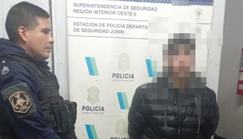Junín: recuperan un utilitario robado y detienen a un joven tras una persecución