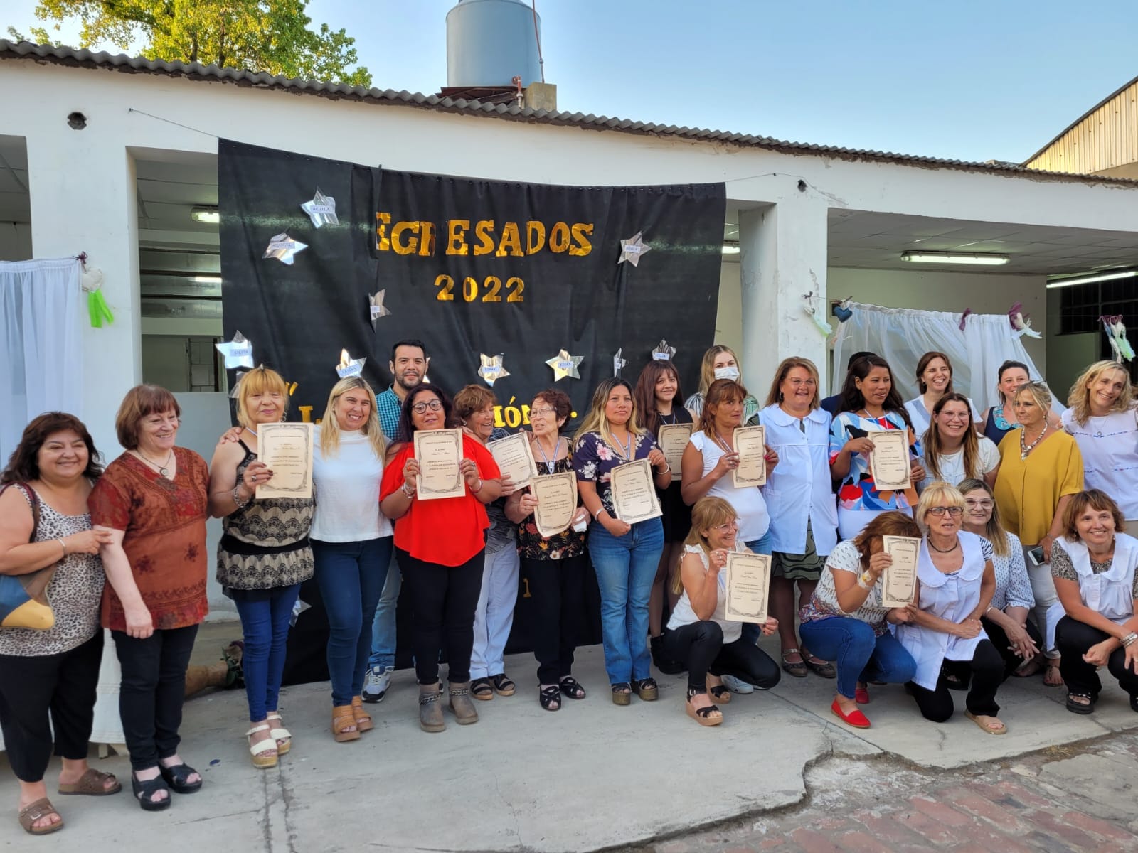 Acto de colación de la Escuela de Adultos N° 701 y N° 705