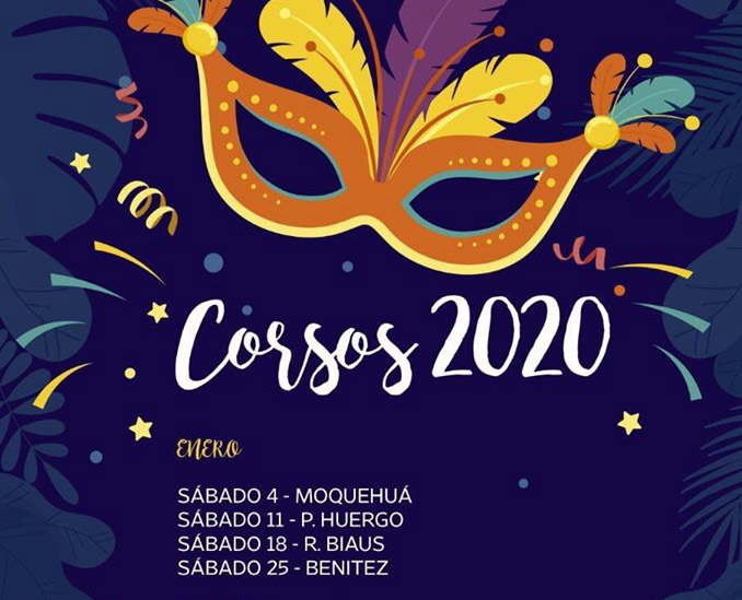 Durante enero
Noches de corso en las diferentes localidades
