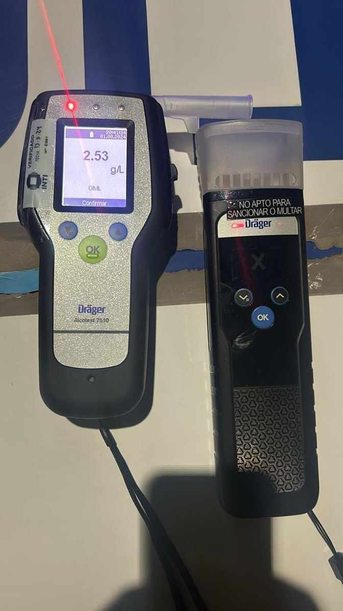 Menor cantidad de alcoholemias detectadas pero con graduaciones más altas en los conductores con resultados positivos.