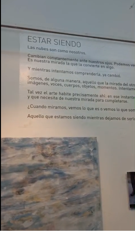 Esteban Gasme inauguró "Estar siendo": una invitación a reflexionar sobre la mirada, el tiempo y la transformación