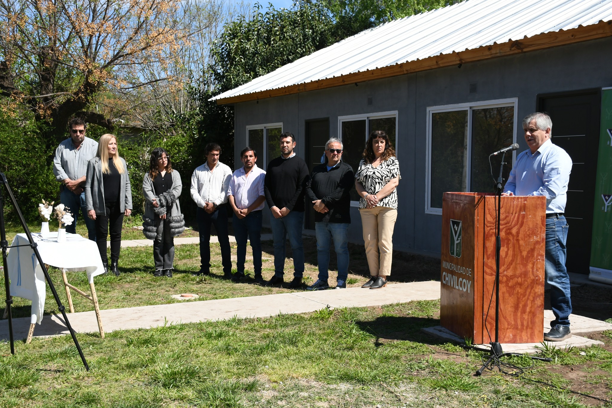 “Las viviendas fueron hechas íntegramente con recursos municipales e incluso el mismo intendente manifestó que está la superficie para seguir construyendo”