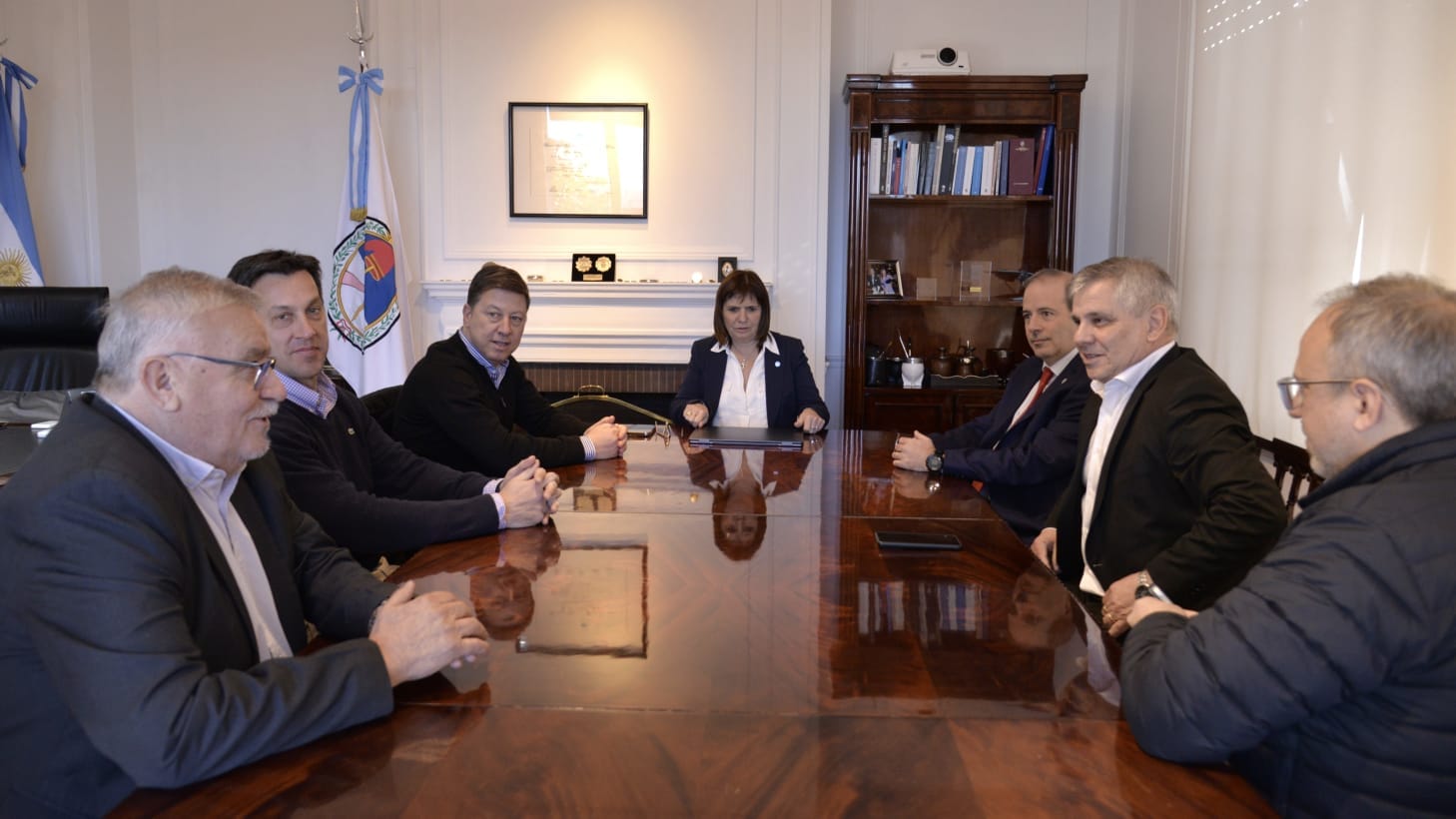 Pusieron de manifiesto la importancia de poder "trabajar junto a las Fuerzas Federales"