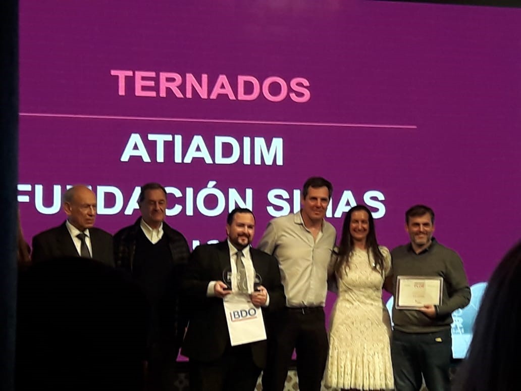 Mención para ATIADIM
Entrega de los premios de la Fundación FLOR a la Diversidad