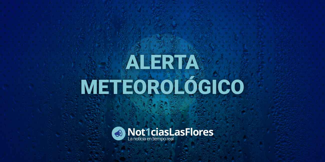 Las Flores: rige un alerta amarillo del SMN por lluvias y tormentas fuertes