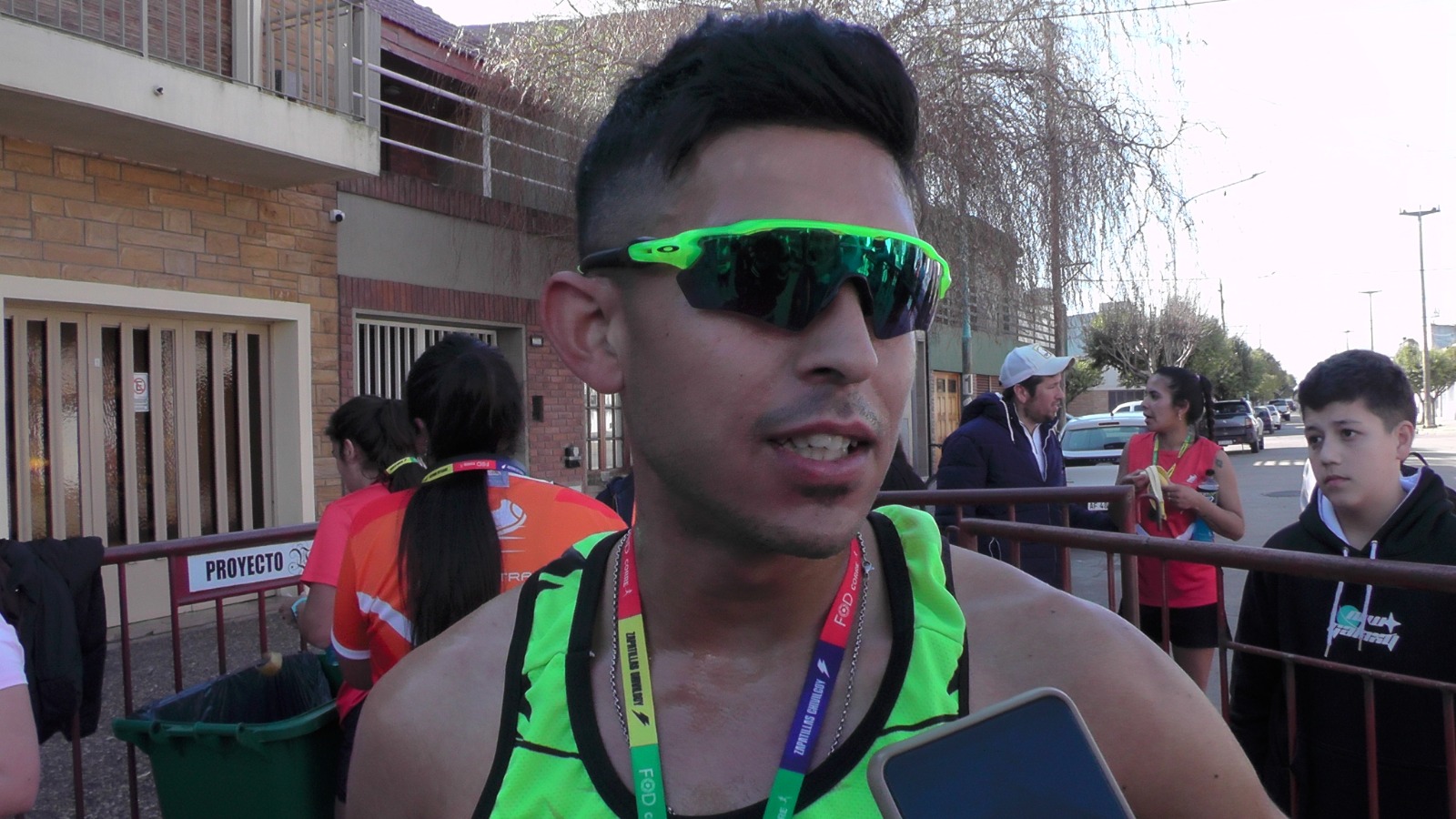 “Muy contento de haber ganado. Los 10 k es una distancia que me gusta mucho”