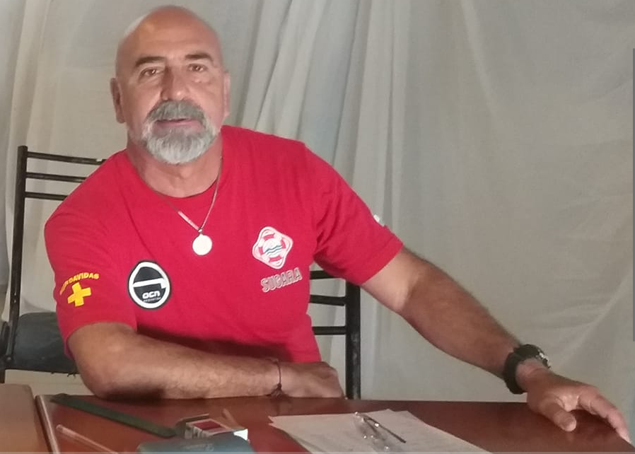 “El guardavidas es, hoy en día, un agente más de salud”, consignó Marcelo Goicochea.