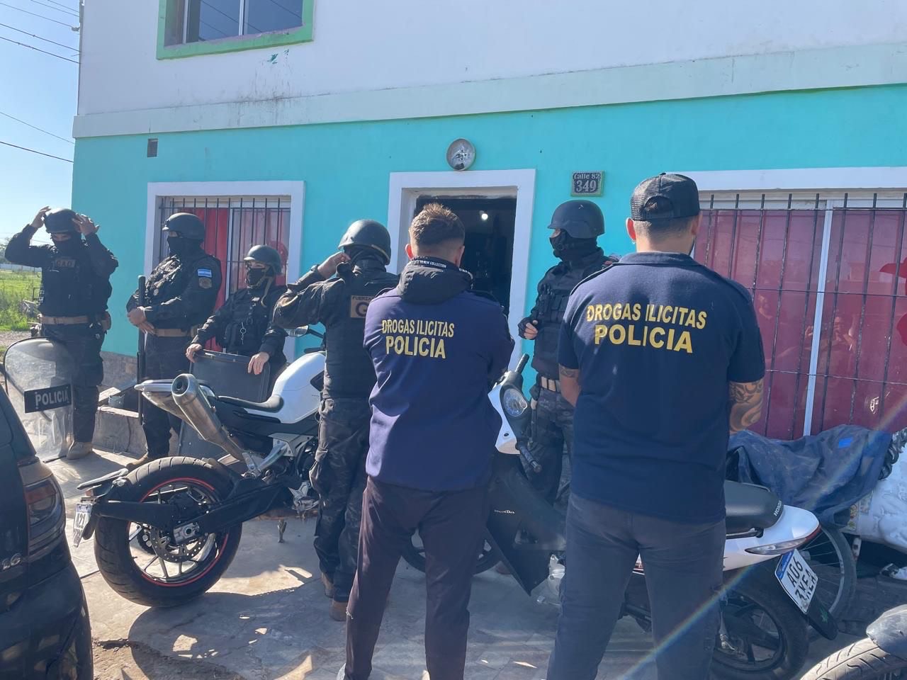 “El hecho más relevante de las últimas horas fue un allanamiento por drogas donde se detuvo al ciudadano Giaccone quien se dedicaba a la comercialización de marihuana y cocaína”