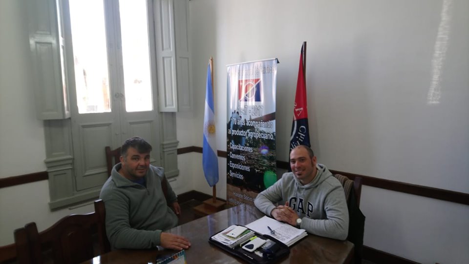 La Asociación Rural recibió al presidente de la Cámara de Contratistas de la provincia de Buenos Air