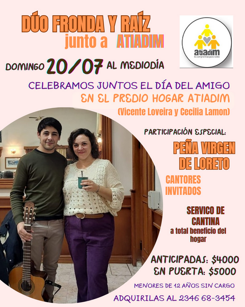 La Peña Amiga se llevará a cabo este domingo en Chivilcoy: combinará música, danza y solidaridad.