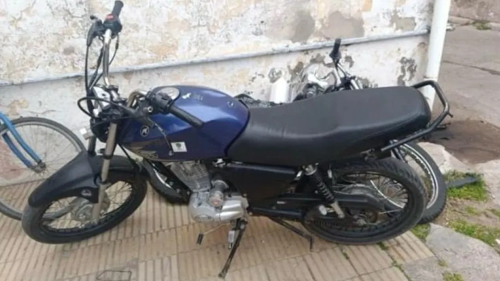 Bolívar: secuestraron una moto con la numeración suprimida y hay un imputado
