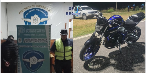 Recuperaron un motocicleta que había sido robada días atrás en Tres de Febrero