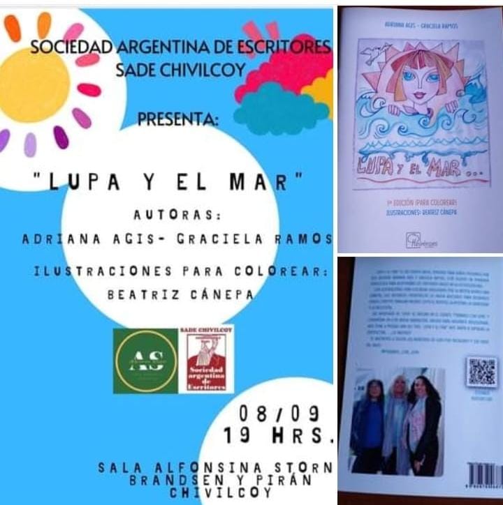SADE  HOY PRESENTA LIBRO PARA LOS MÁS PEQUEÑOS                "LUPA Y EL MAR"