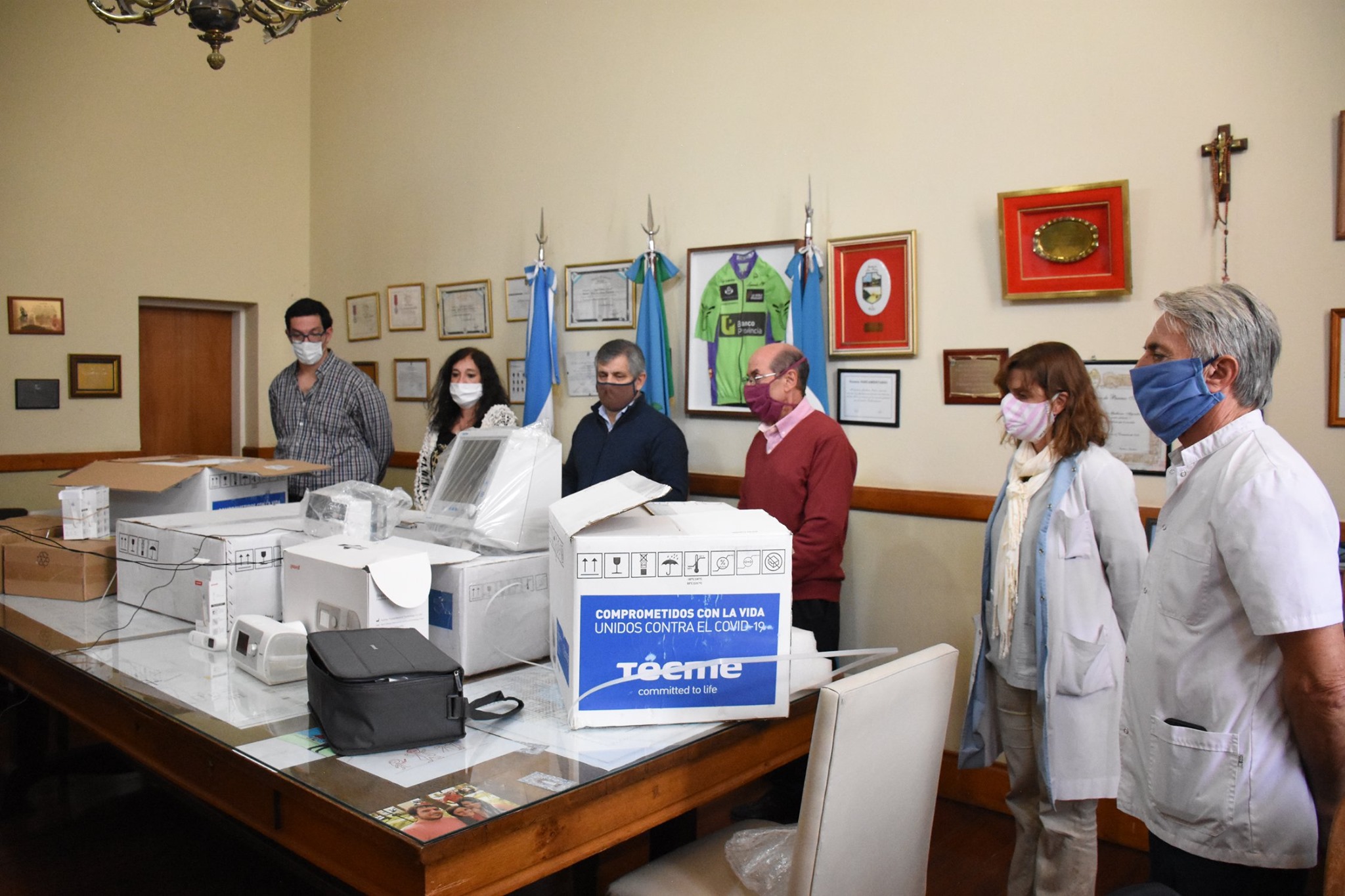 Intendente Guillermo Britos
“Toda esta aparatología de alta complejidad será utilizada en beneficio