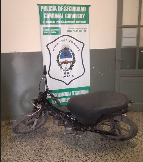 Recuperan dos motos robadas y aprehenden a dos menores de edad