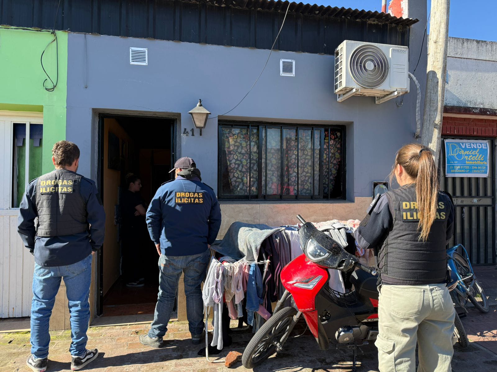 Allanamientos por drogas en Chivilcoy: secuestraron marihuana y celulares