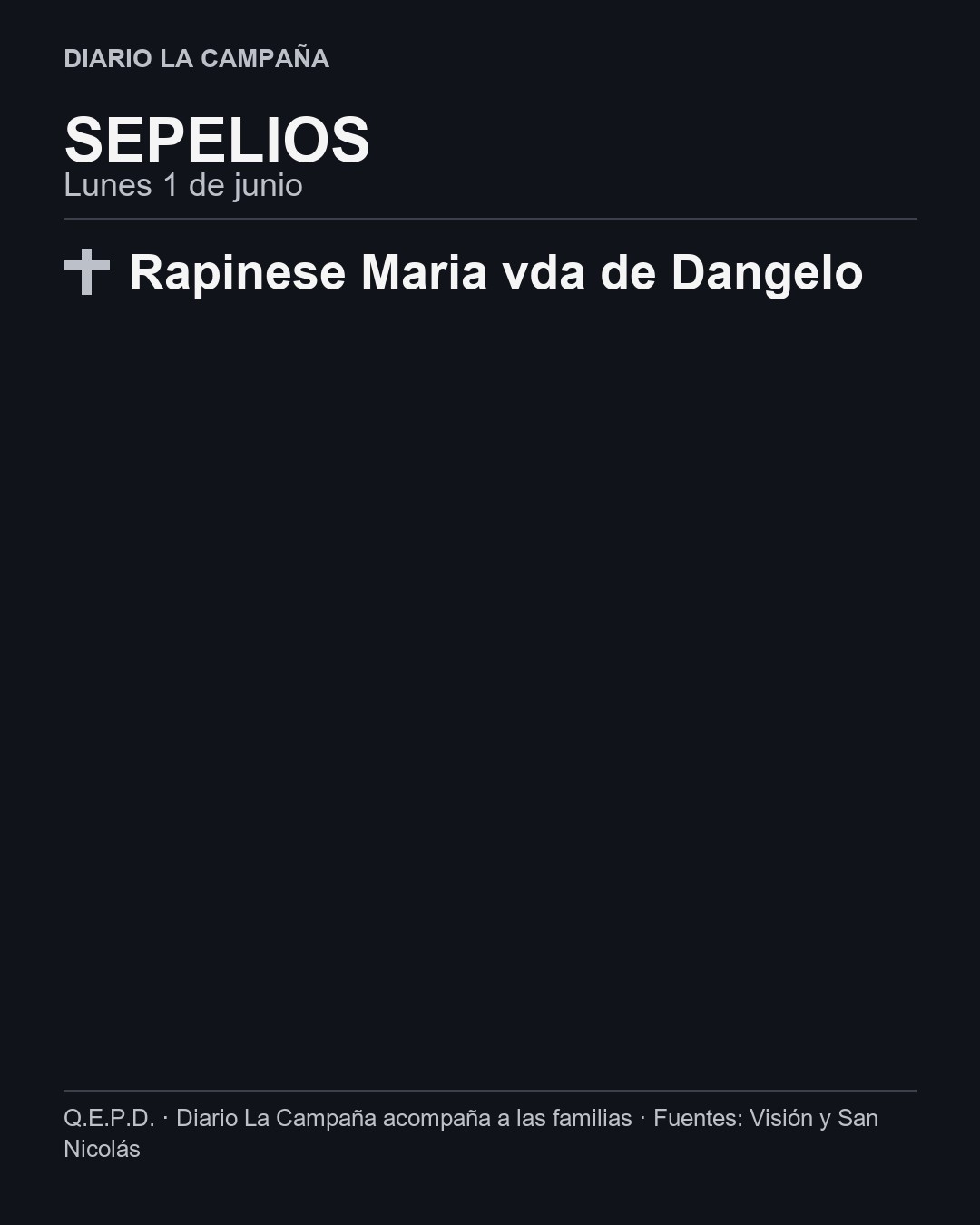 Lunes 1 de junio