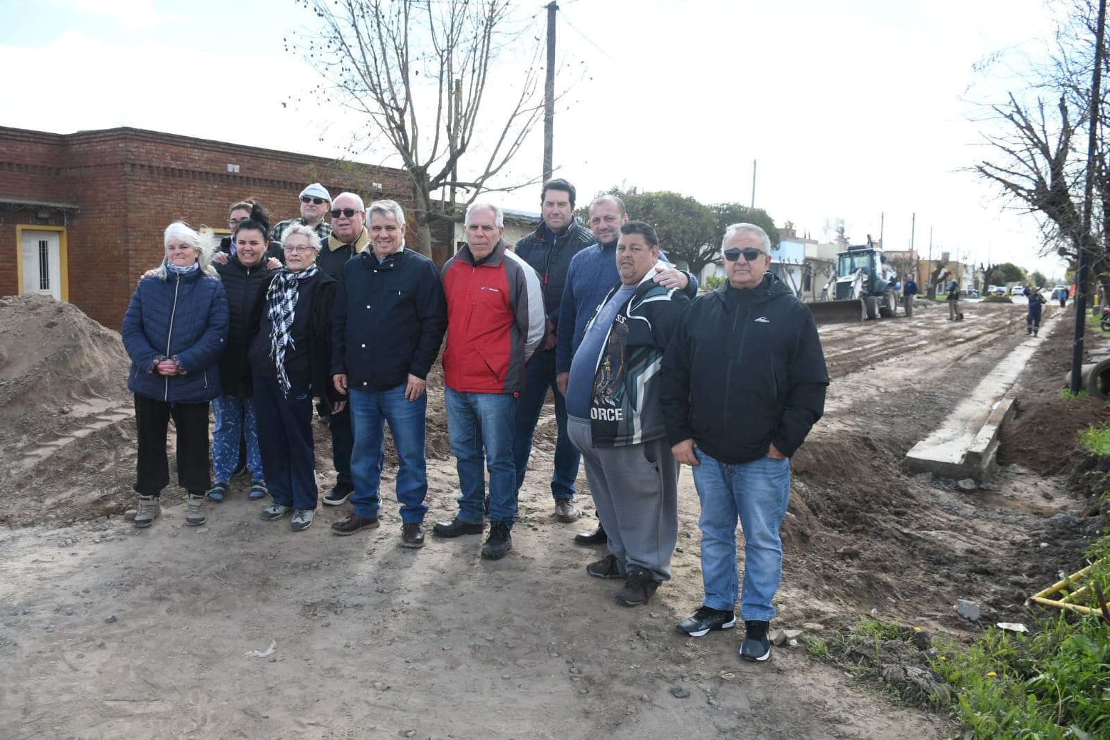 Chivilcoy: Avanza la construcción de cordón cuneta en inmediaciones de Independiente