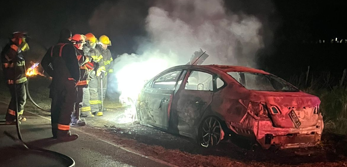 Los incendios vehículares dejaron Chivilcoy y se mudaron a la ciudad de Suipacha: fueron seis en pocos días