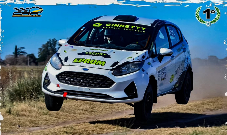 Lucas Ginetty y una victoria en la RC5, esta vez en los caminos de Rojas.
