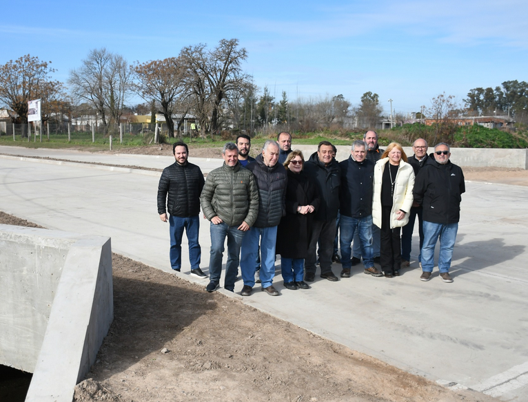 Inauguraron la reconstrucción del puente en avenida Lisandro de la Torre, “una arteria clave para nuestra ciudad”