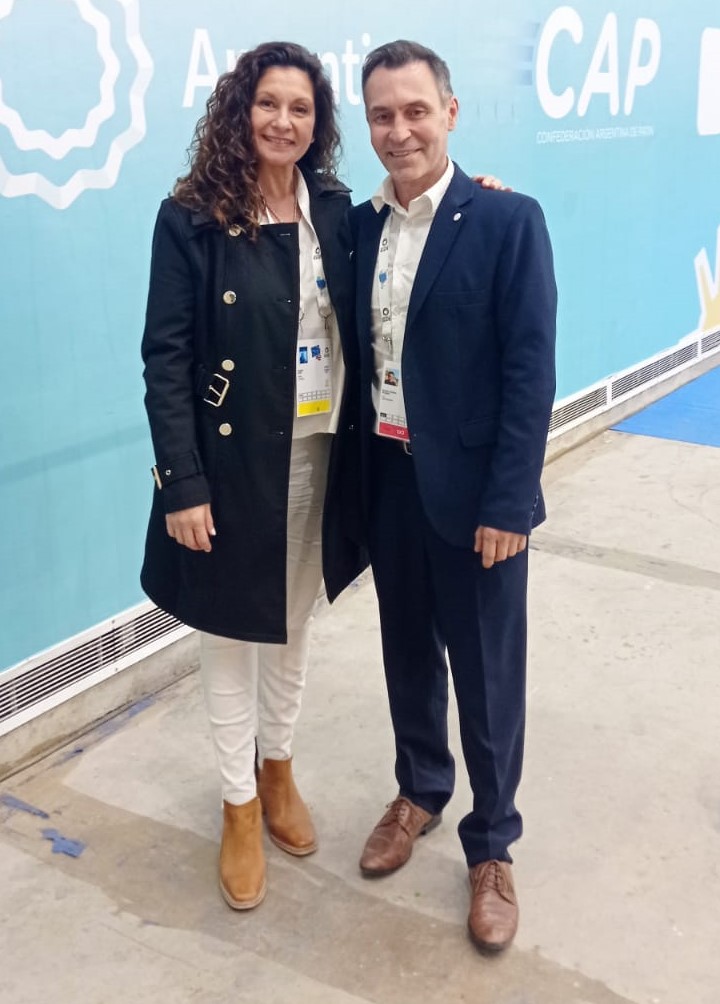 La entrenadora Angela Gelsi en los World Skate Games