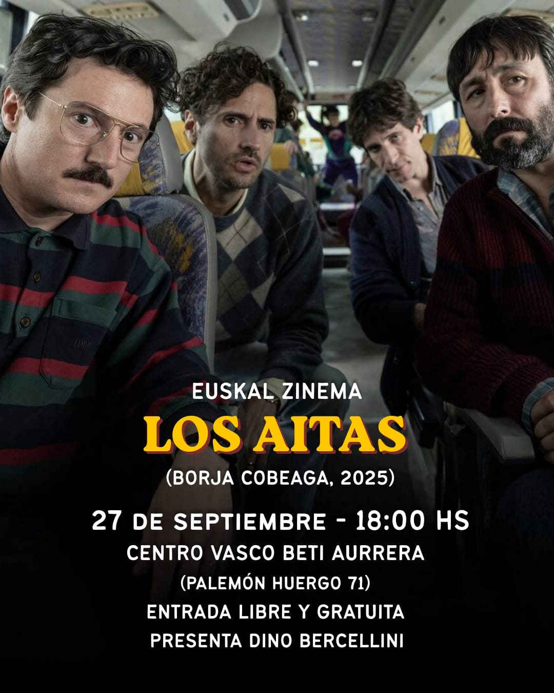 El Centro Vasco de Chivilcoy continúa con su ciclo de cine